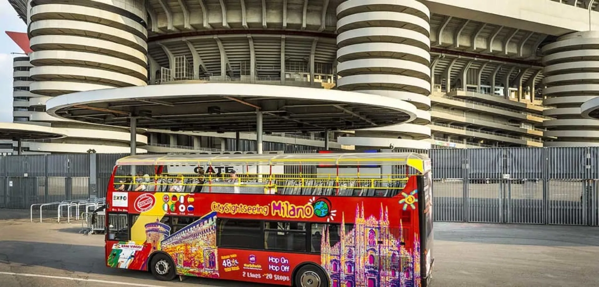 San Siro Stadium and 48h Open Bus in Milan