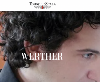 Werther Teatro alla Scala Mailand