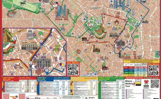 Hop On Hop Off Bus Tour, City Sightseeing Milano