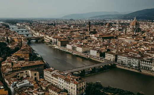 A Day in Florence, Round trip train ticket from Milan and Florence Hop On Hop Off Tour