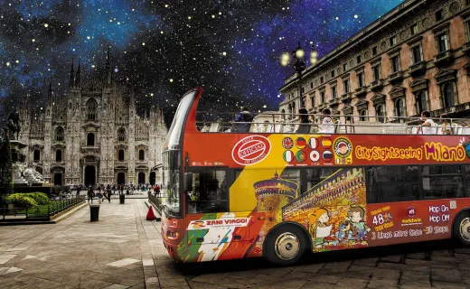 Milan Night Tour by Open Bus