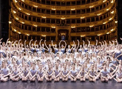 Espectáculo de la escuela de ballet de La Scala Academy
